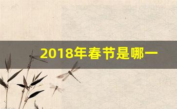 2018年春节是哪一天_2019年的春节是几月几号