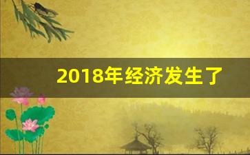 2018年经济发生了什么_2018年提出什么政策