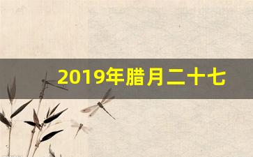 2019年腊月二十七是几月几号