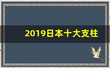 2019日本十大支柱产业_2019年经济发展