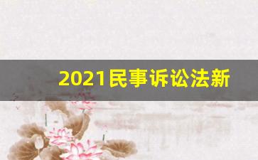 2021民事诉讼法新旧对比pdf_民事诉讼法最新修改