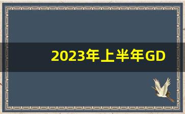 2023年上半年GDP公布_前三季度城市GDP50强