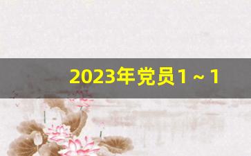 2023年党员1～12月主题_支部会议记录10篇