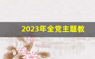 2023年全党主题教育心得体会范文_第二批主题教育交流研讨