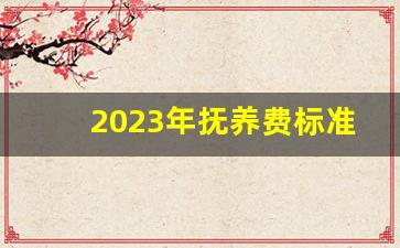 2023年抚养费标准_2023婚姻法律新规定离婚