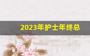 2023年护士年终总结范文