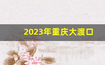 2023年重庆大渡口跃进村拆迁_2023年长生桥拆迁