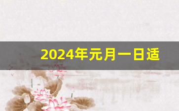 2024年元月一日适合结婚