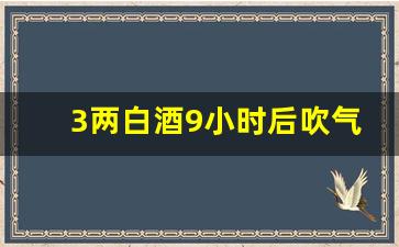 3两白酒9小时后吹气结果_解酒的最快方法2分钟