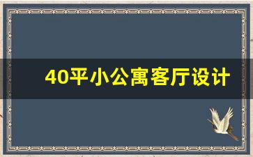 40平小公寓客厅设计