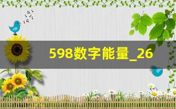 598数字能量_268的数字能量磁场