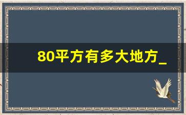 80平方有多大地方_80平多大面积