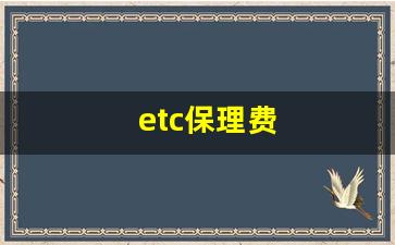 etc保理费