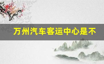 万州汽车客运中心是不是国本路车站_万州国本车站网上订票