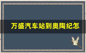 万盛汽车站到奥陶纪怎么坐车