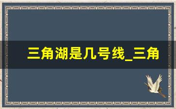 三角湖是几号线_三角湖怎么坐地铁到南湖锦城