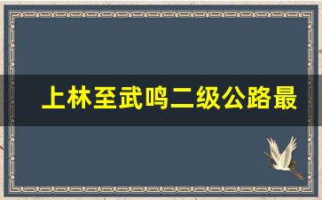 上林至武鸣二级公路最新资讯