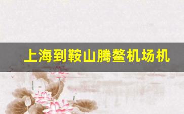 上海到鞍山腾鳌机场机票价格_鞍山到上海航班时刻表