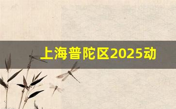 上海普陀区2025动迁计划