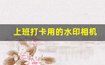 上班打卡用的水印相机_跟钉钉一模一样的水印相机