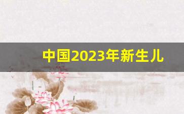 中国2023年新生儿出生率_2010-2023出生人口