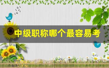 中级职称哪个最容易考_中级经济师报考条件和时间2023