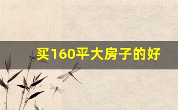 买160平大房子的好处_住160平房子的感觉怎么样