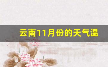 云南11月份的天气温度是多少_11月初昆明天气怎么样