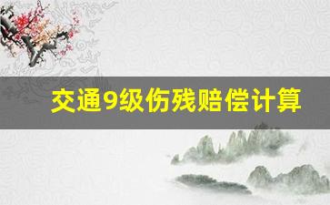 交通9级伤残赔偿计算表_交强险9级伤残18万够赔吗