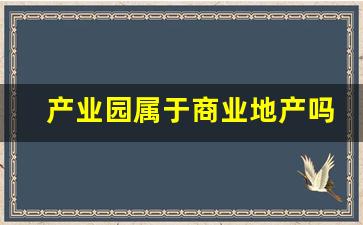 产业园属于商业地产吗