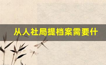 从人社局提档案需要什么手续_单位辞职后个人档案怎么办