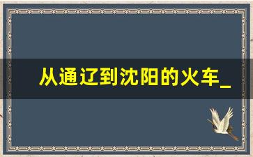 从通辽到沈阳的火车_通辽坐火车到沈阳多久