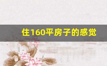 住160平房子的感觉怎么样_160平属于大平层吗