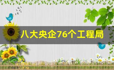 八大央企76个工程局_四个副国级央企