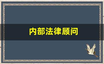 内部法律顾问