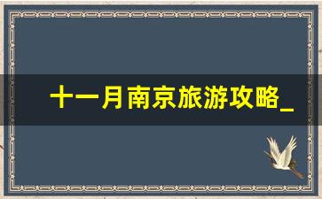 十一月南京旅游攻略_南京最美的季节是几月