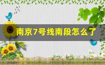 南京7号线南段怎么了_南京七号线啥时候竣工啊