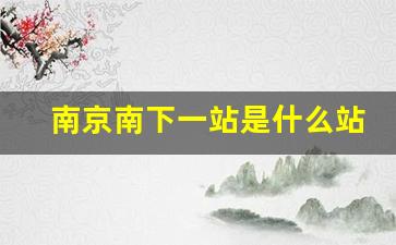 南京南下一站是什么站高铁_南京站是高铁还是火车