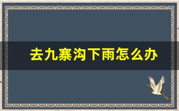 去九寨沟下雨怎么办