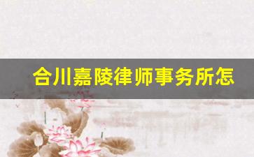 合川嘉陵律师事务所怎么样_148律师事务所