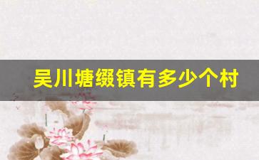 吴川塘缀镇有多少个村_吴川塘缀派出所电话