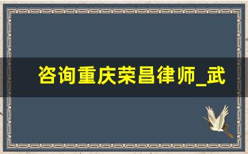 咨询重庆荣昌律师_武隆律师事务所