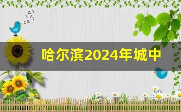 哈尔滨2024年城中村拆迁计划