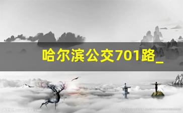 哈尔滨公交701路_哈尔滨去兰西的701几点发车