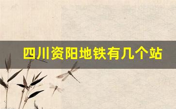 四川资阳地铁有几个站_成都可以坐18号线回资阳了