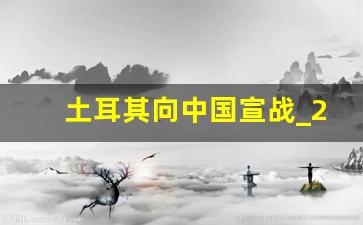 土耳其向中国宣战_2024年第三次世界大战爆发