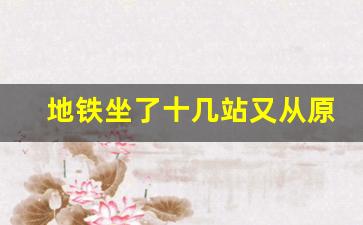 地铁坐了十几站又从原站回来_地铁只要不出站可以随便坐吗