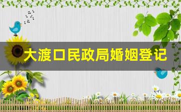 大渡口民政局婚姻登记处地址