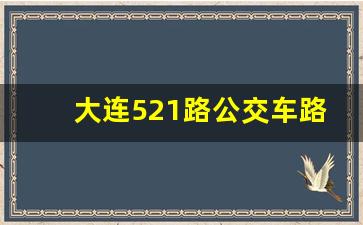 大连521路公交车路线图_大连1103路加车公交车路线