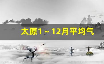 太原1～12月平均气温_一月份的山西很冷吗